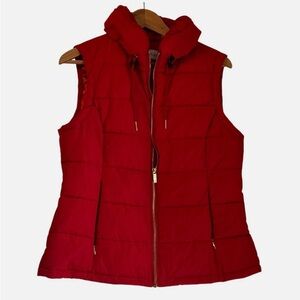 Calvin Klein Red Puffer Vest